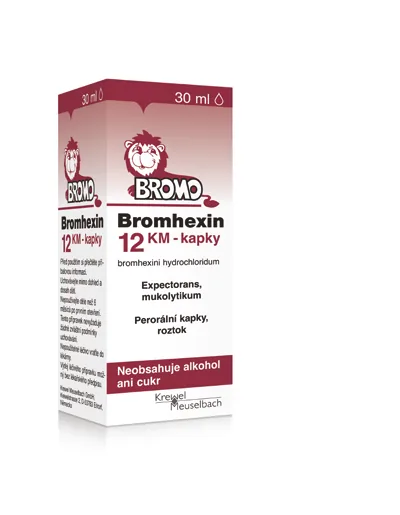 Bromhexin KM 12 mg/ml kapky 30 ml