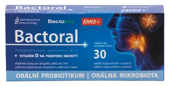 Favea Bactoral + vitamín D, 30 tablet