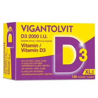 VIGANTOLVIT® D3 2000 I.U., 120 tobolek